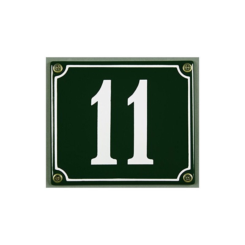 Buddel Bini Enamel House Weatherproof Green 11 12 x 14