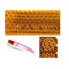 Orange Square Shaped Reflector, 10 Sheets Set * Registration Supported