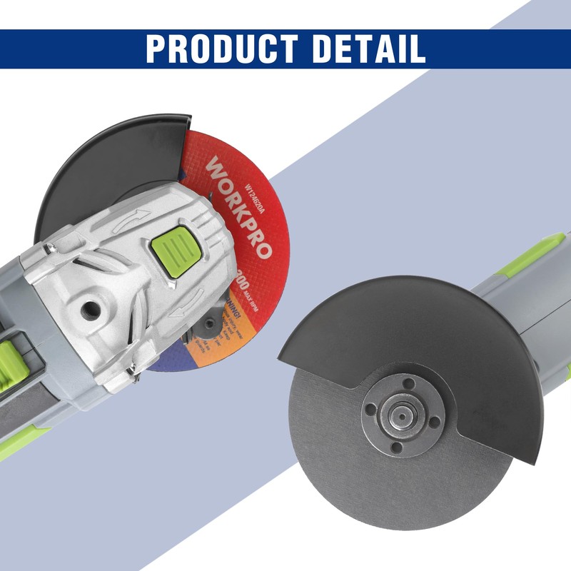 WORKPRO 20-Pack Cut-Off Wheels, 4-1/2 x 7/8-inch Metal&Stainless Steel Cutting