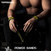 TOPPERGEAR Power Band Wrist Strap Heavy Weight (Black)