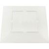 TrueCraftware- 10" Jazz Square Dinner Plates Melamine- Dishwasher Safe Break-Resistant