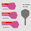 Target Darts K Flex Integrated Dart Flights And Shafts, No.6