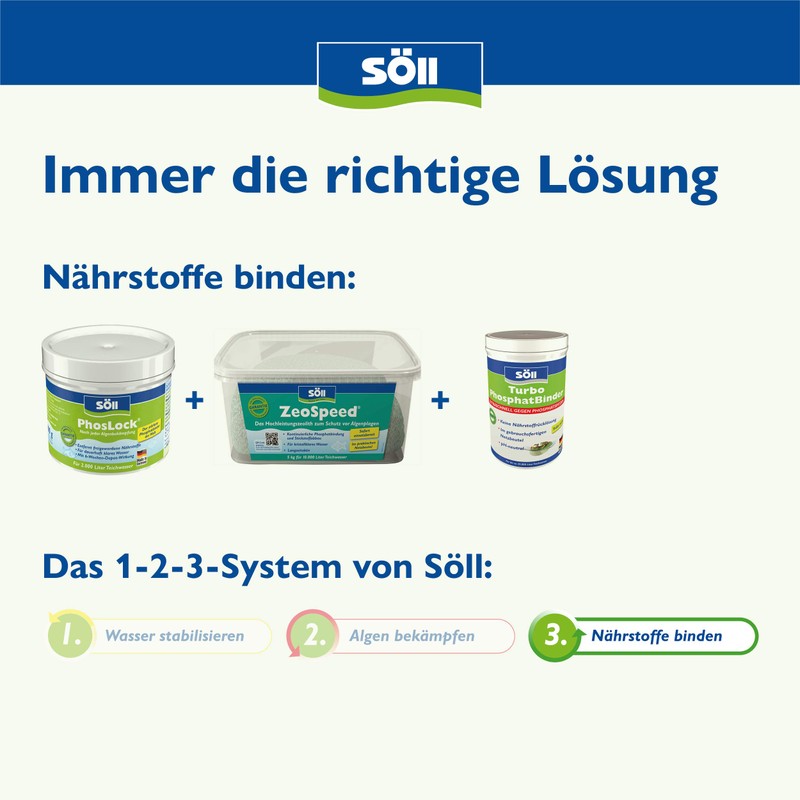 Söll 11003 Phoslock Algen Stop 500 g