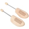 Cherry Blossom Premium Mens Wood Spiral Shoe Trees PCACC006 Natural