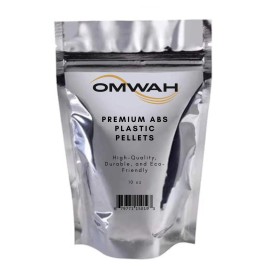 OMWAH Black ABS Plastic Pellets Resin Material Injection Molding 10 oz