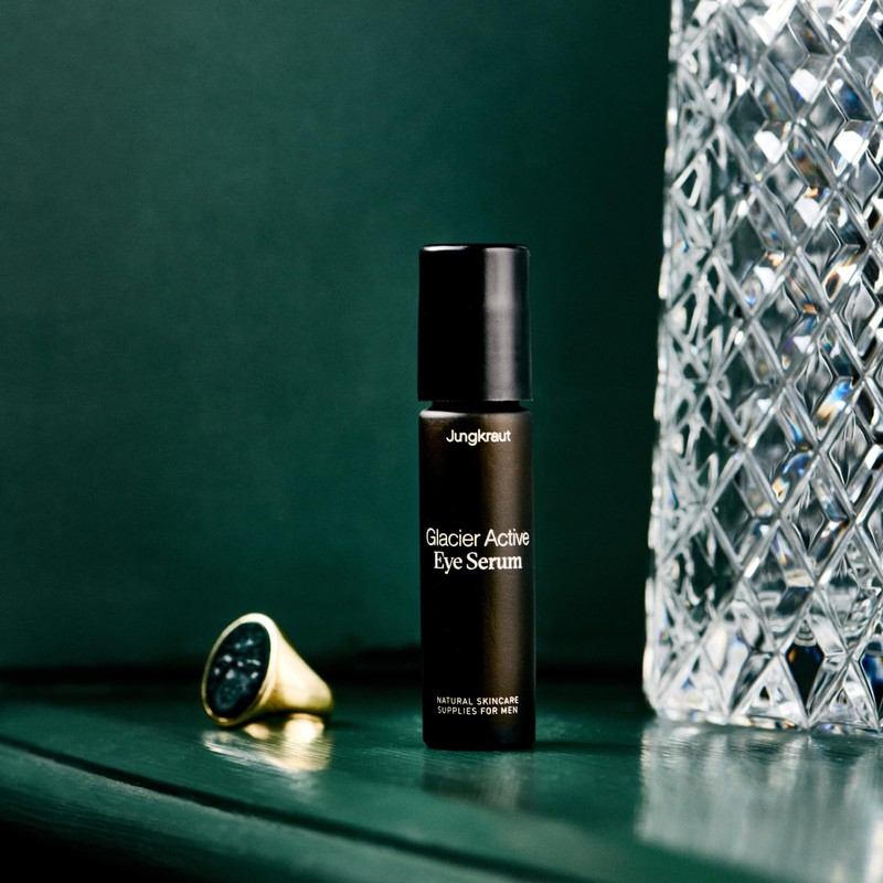 JUNGKRAUT Glacier Active Eye Serum for Men, 1 x 10ml,