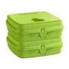 Tupperware Set of Two Sandwich Keepers. Lt Green
