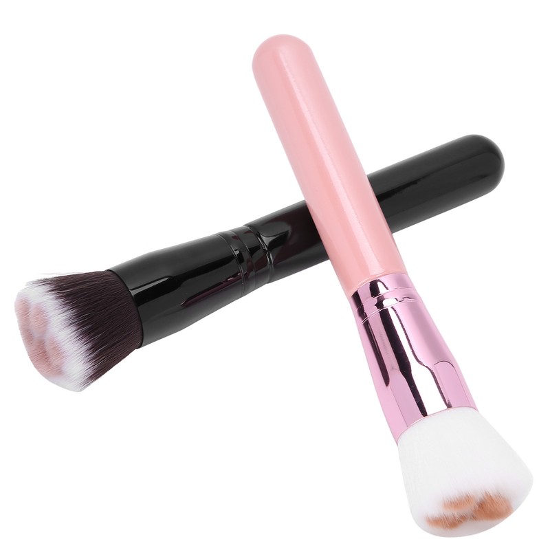 2pcs Makeup Brush Soft Hair Foundation Contour Powder Cat Claw