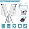 JAUREE 95 Inches Clothes Drying Rack, Drying Rack Clothing Folding