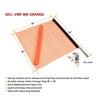 Mytee Products EZ Mount Warning Flag Orange 18" x 18"