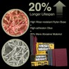 12-Pack 6"x9" Non-Woven Scuff Pads Multi Pack- Aluminum Oxide Abrasive