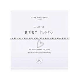 Joma Jewellery A Little | Best Mum | Silver | Bracelet | 17.5cm Stretch