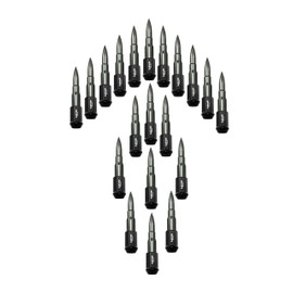 12x1.5 VMS Racing 20PC 112mm Cold Forged Steel Lug Nuts with Gunmetal Extended Bullets in Aluminum Compatible with Honda Acura Accord Civic Integra 5 Lug Wheel Pattern