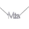 SILVEGO Women's Necklace 925 Sterling Silver Pendant with Name, Sterling