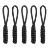 TIXIPEM Zipper Pull Replacement [5PCS] - Woven Paracord Pull Tab