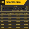 Mgtgbao Concrete Drill Bit Set, 10pcs Masonry Drill Bits Set
