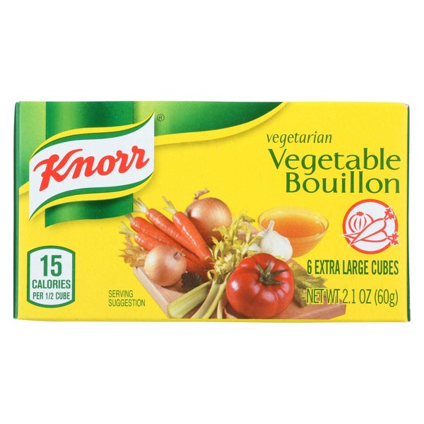 Knorr Vegetarian Vegetable Bouillon, 2.1 Ounce (Pack of 24)