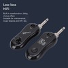 Black Guitar Wireless Transmitter Receiver Kit with Reverberation Type C