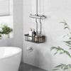Pickpiff Shower Shelf for Hanging Black Shower Basket Shampoo Holder