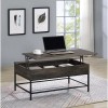 Lilola Home Cliff Wood Brown Lift Top Coffee Table