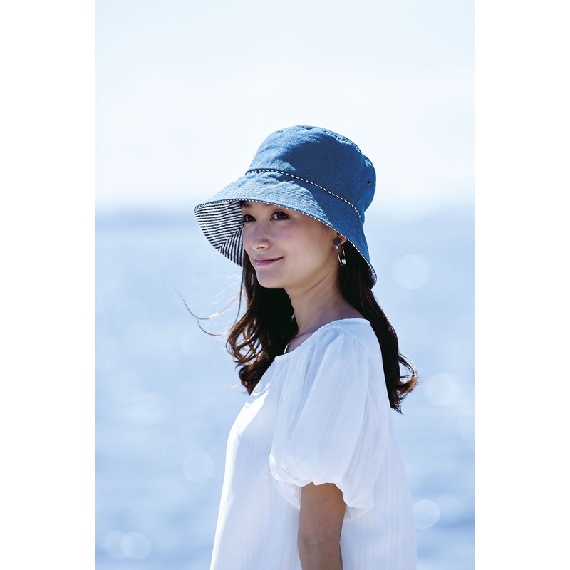 Hair Bouffant UV Denim Hat