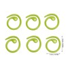 50PCS Metal Stitch Markers Spiral Markers Multifunctional Crochet Locking Hooks