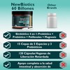 NEWMANITY Probióticos 60 Billones + Prebióticos y Magnesio - 120