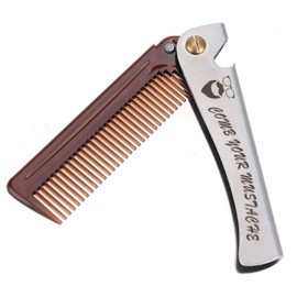 Foldable Comb Beard Comb with Corkscrew Comb Men Professional Styling Comb Wide Tooth Comb Oil Head Comb Plastic Combs Hairstyle Comb Hairdressing Styling Tool