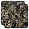PATIKIL 2pcs Coasters, PCB Coasters Circuit Board Coasters FR-4 Drink