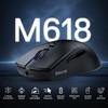 Redragon M618 Gaming Mouse, 2.4GHz/BT/Wired, Black