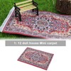 Create idea 3Pcs 1:12 Miniature Doll House Carpet Miniature Blanket