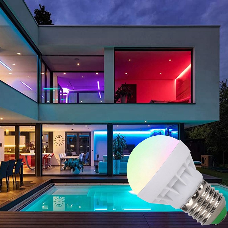 E27 RGB Color Changing Light Bulbs 40W LED Light Bulb