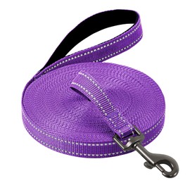 Demigreat Recall Lead for Dogs, 5 m / 10 m / 15 m / 20 m Robust Long Dog Lead Reflective Training Lead with Padded Handle and Hand Strap, Training Lead for Small to Large Dogs
