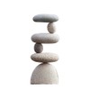Small Side 2 Side Rock Cairn Sculpture Garden Decoration Zen