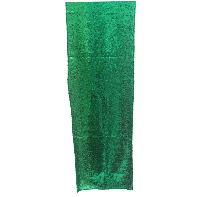 GRIRIW 30x180cm Green Sequin Table Cover Elegant Tablecloth for Home
