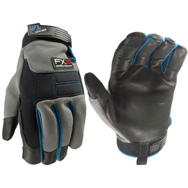 Men's FX3 Extreme Dexterity Leather Palm Work Gloves, Touchscreen, Extra Large (Wells Lamont 7724)
