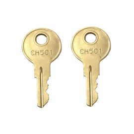 2 UWS Compatible Toolbox Keys Code Cut CH501 Truck Tool Box Lock Key