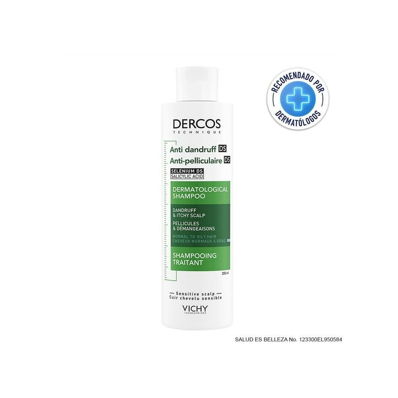 Shampoo Dercos VICHY Anticaspa Grasa 200 ml