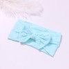 GTTUKK 20PCS Baby Soft Nylon Headbands Hairbands With Hair Bows,Elastics