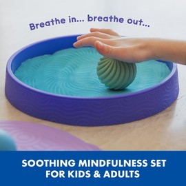 Educational Insights Playfoam® Sand Sensory Spheres - Relaxing Zen Garden Kits for Calm Down Corner or Desk, Anxiety Tools and Meditation Sets for Kids & Adults, Stress Relief Toys, Gift for Ages 5+