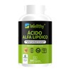 Wellthy Ácido Alfa Lipoico 600mg en 300 Cápsulas. 10 Meses