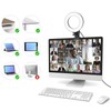 16cm LED USB Circle Light RGB Fill Light with Clamp