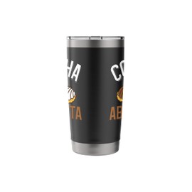 Concha Abuelita White Pink and Chocolate Conchas Stainless Steel Insulated Tumbler