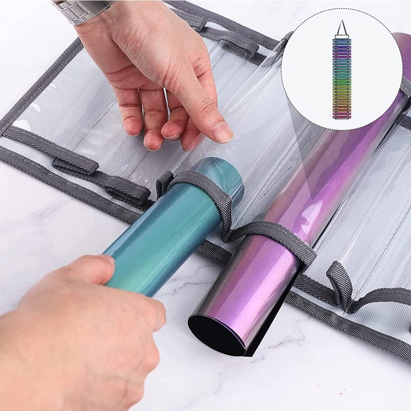 LZYKJGS Vinyl Roll Organiser, Vinyl Roll Holder, Vinyl Storage Holder,