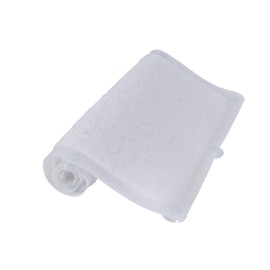 Kenney KN67258 Vinyl Loofah Bath Mat, Shower Mat, Tub Mat with Suction Cups for Use Inside the Bathroom Shower, 29" L x 17" W, Clear Frosted