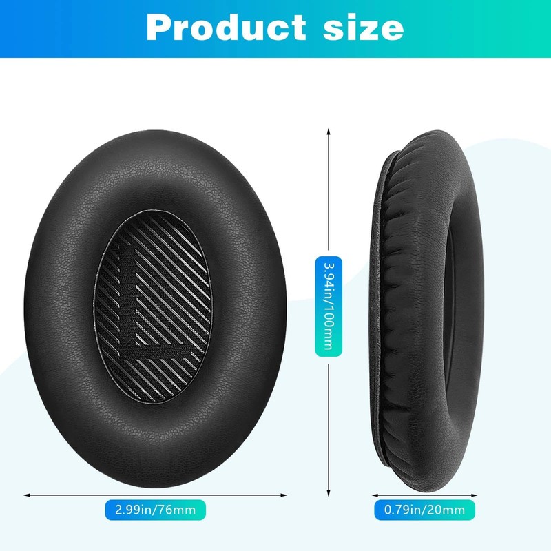 Skythrive Replacement Ear Pads for Bose QuietComfort 35 (QC35), Compatible