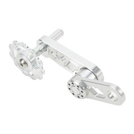 Single Speed Chain Tensioner Aluminum Alloy Folding Bike Chain Stabilizer Bike Chain Tensioner for Single Speed Folding Bike Silver
