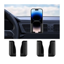 JNNJ 2PCS Selbstklebende Handy Wandhalterung, Selbstklebende Wandhalterung Handy Ladehalterung, Handyhalter Auto, Kompatibel mit Allen Mobiltelefonen(Schwarz)