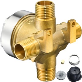 R11000 shower diverter valve rough in function setting integrated kit way port universal brass body wall mixing bathroom remodel renovation repair replacement