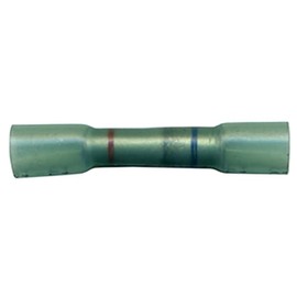Sherco-Auto Heat Shrink & Crimp Blue Step Down Butt Connector 22-18 to 16-14 Gauge - 10 Pack - Made in USA